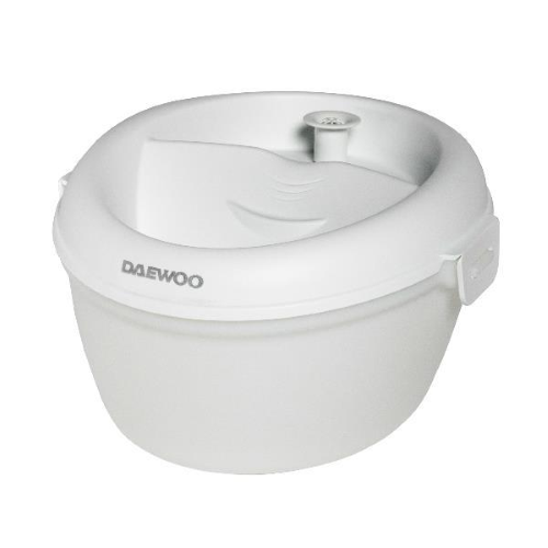 DAEWOO D-DH0154-W SMART PET WATER FOUNTAIN FONTANA D'ACQUA AUTOMATICA 4 LT PER ANIMALI ZONA DI ABBEVERAGGIO RIALZATO LABAVILE IN LAVASTOVIGLI BIANCO